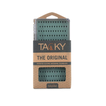 Fishpond Tacky Original Fly Box magnetic closure keeps contents safe during transport.