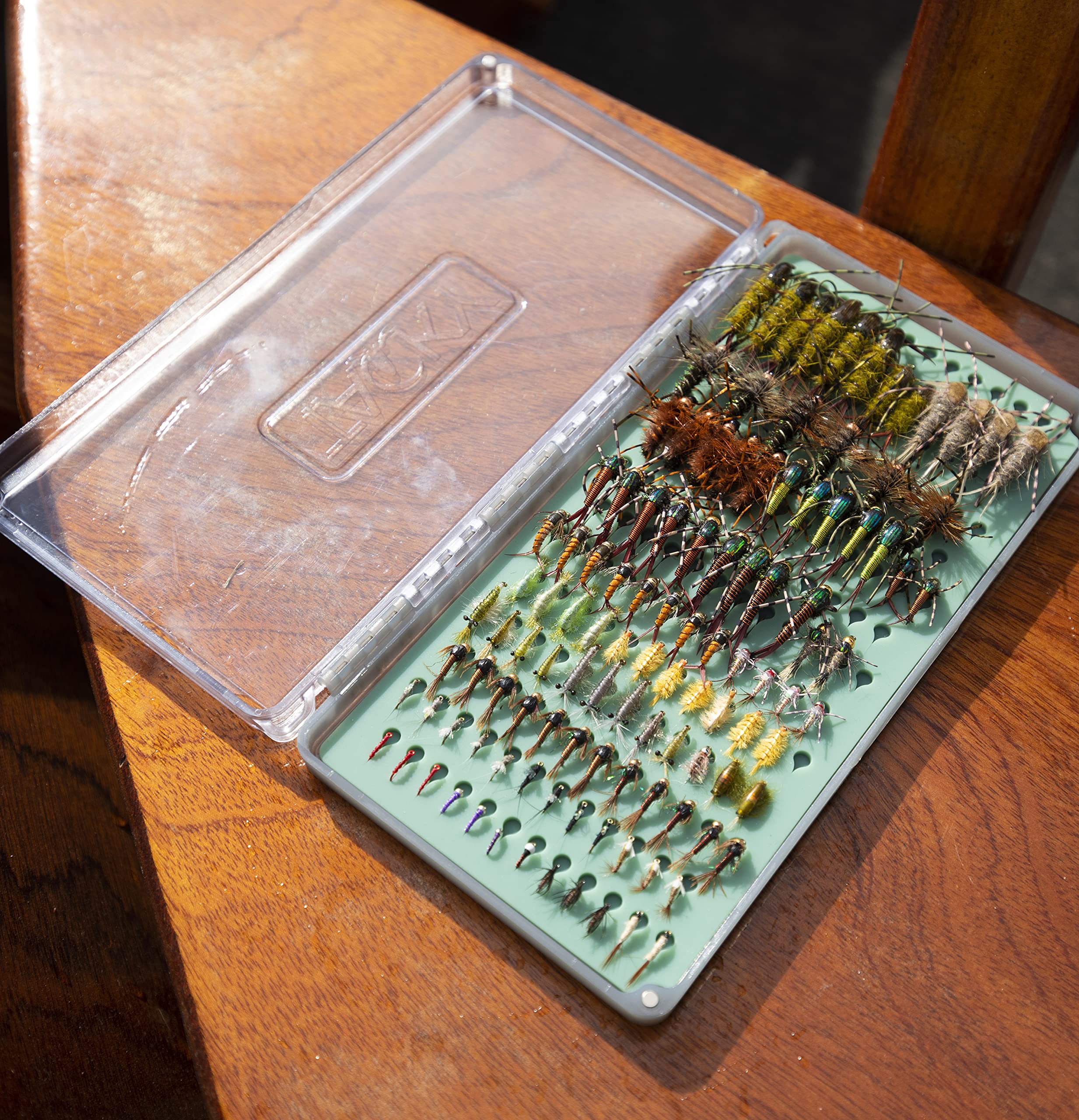 Fishpond Tacky Original Fly Box single sided design with latchless magnetic closure.
