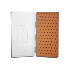 Fishpond Tacky Original Fly Box top view highlighting compact design for travel