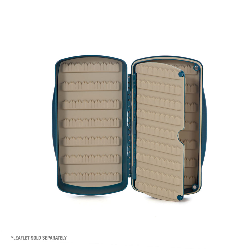 Fishpond Tacky Pescador Fly Box Baja Blue Large eco-friendly recycled plastic construction.