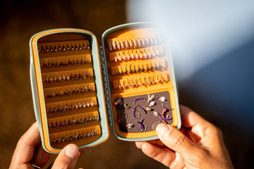 Open Fly Box showing MagPad and silicone fly slits