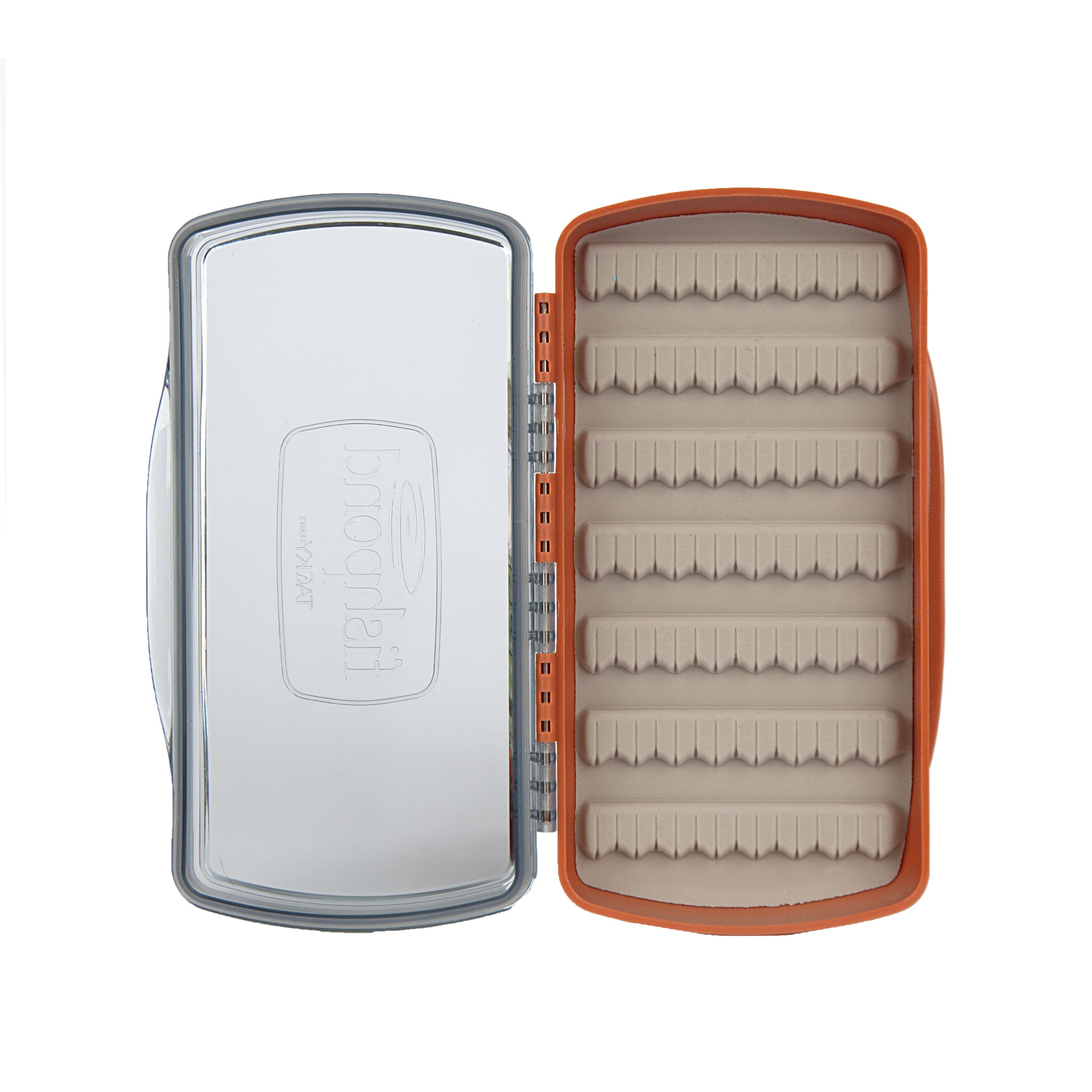fishpond Tacky Pescador Clear with dynamic foam grey for secure fly storage
