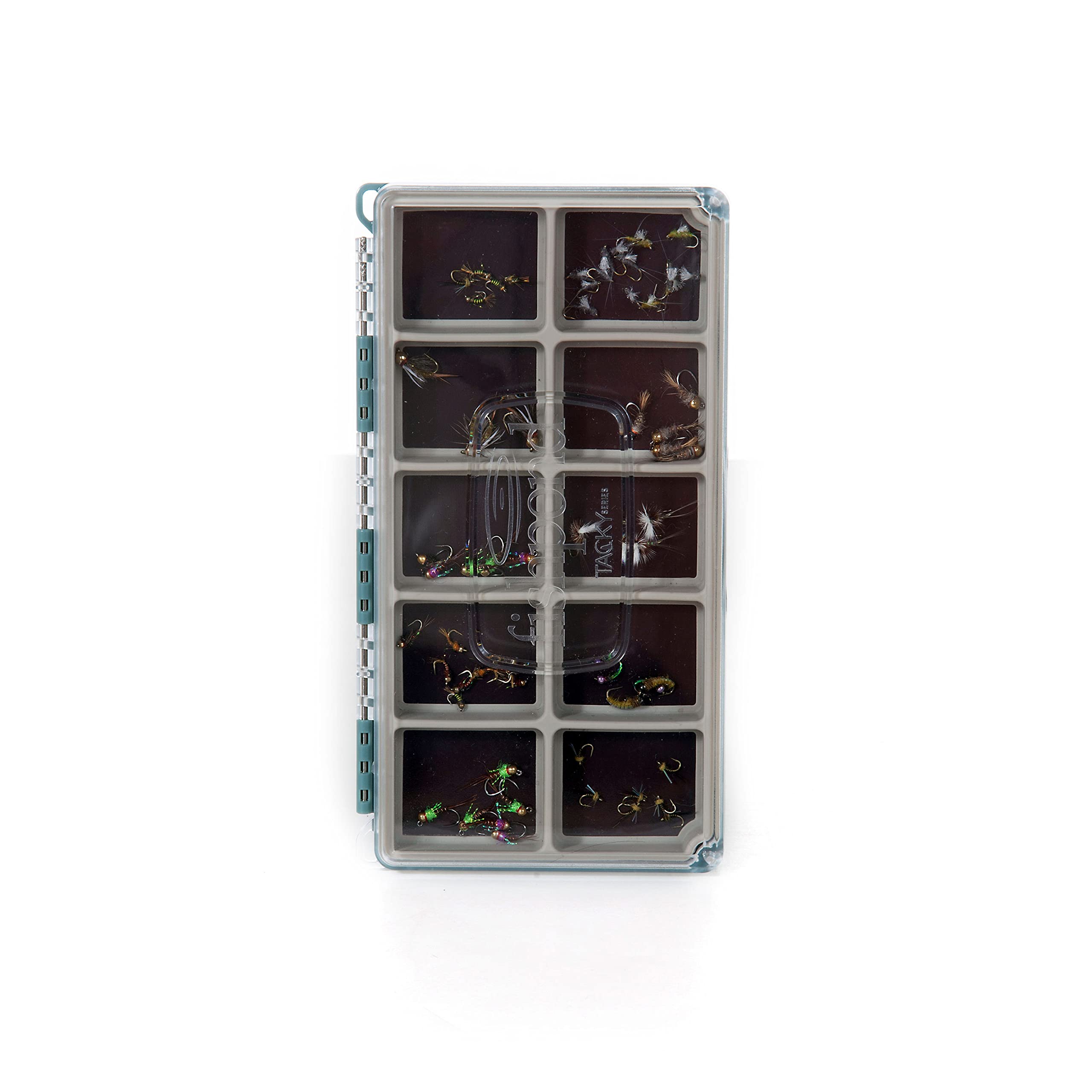 Original RiverMag Baja Blue fly box with clear lid