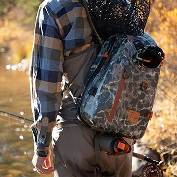 fishpond Thunderhead interior removable pocket demonstrates customizable organization.