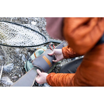 fishpond Thunderhead lightweight foam back panel and hip belt for all-day comfort on long days.