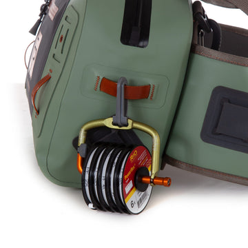 Fishpond Thunderhead Lumbar padded hip belt reduces fatigue on long outings