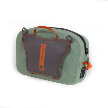 fishpond Thunderhead net holder with pass-through slot for quick net access on the water.