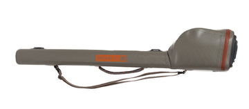 Fishpond Thunderhead rod and reel case protects gear from water and impact during transport.