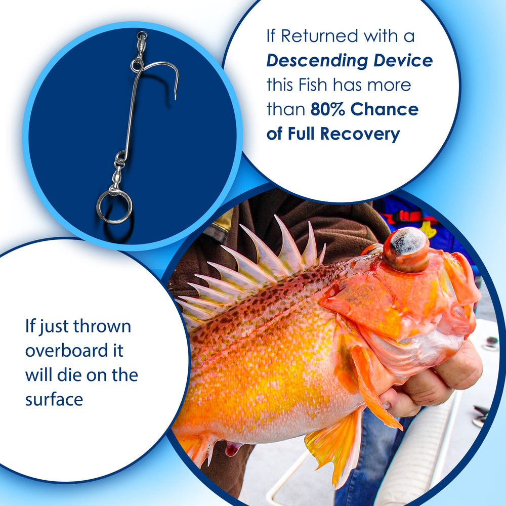 Stainless steel components of Fishsaverpro