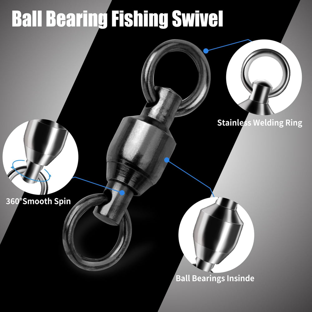 FishTrip welded-ring assembly shows secure stainless welds for strong connections