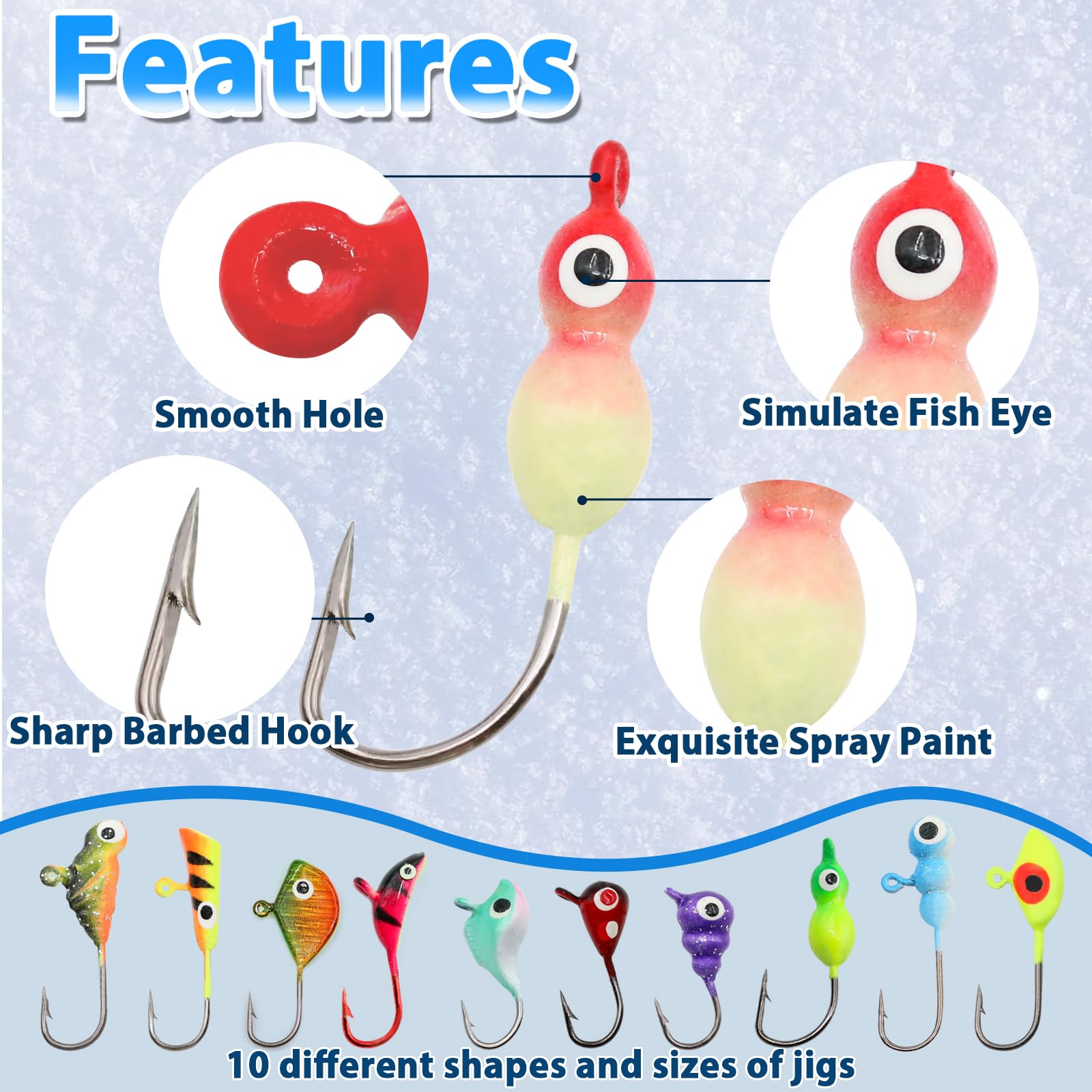 FishTrip glow-in-the-dark jig heads improve low-light visibility