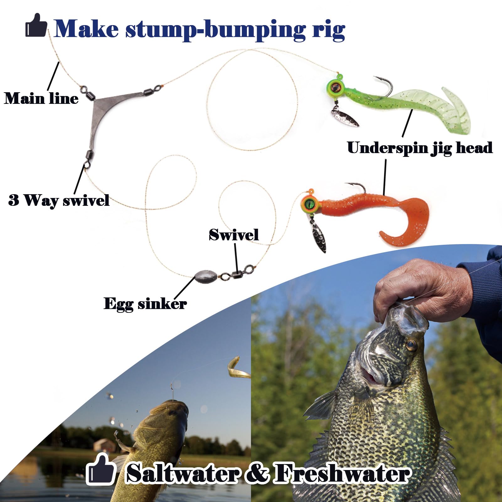 Storage box included with FishTrip jig heads