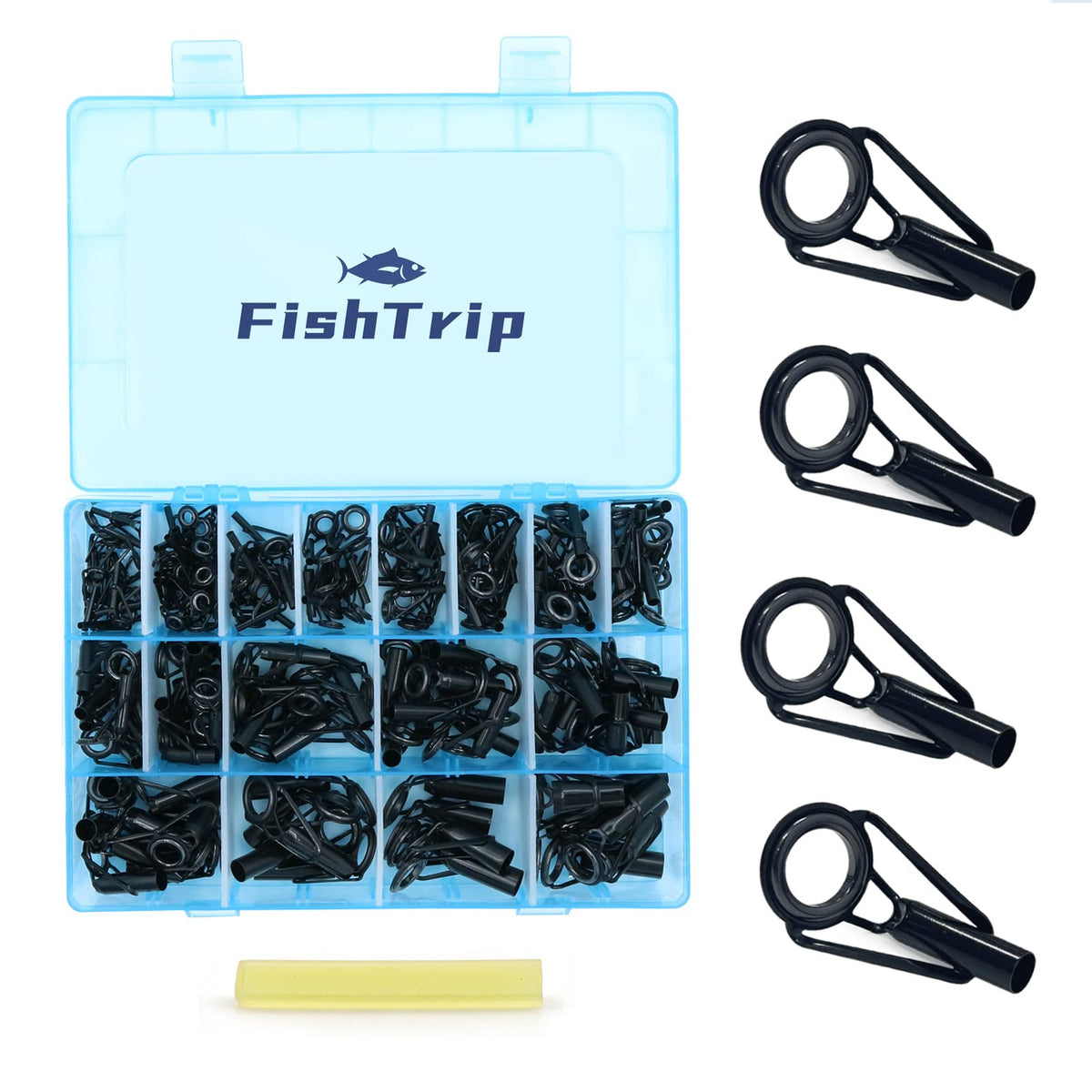 FishTrip Rod Tip Repair Kit main image showing full kit with case for easy storage.