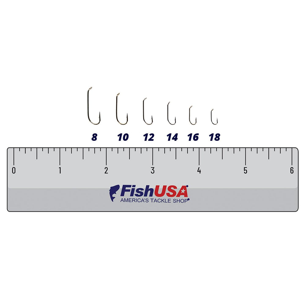 FishUSA Dai-Riki 060 Nymph Hook – Down Eye, Long Sproat Bend, 25 Pack ...