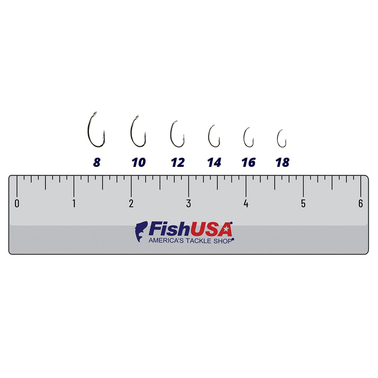 FishUSA Dai-Riki 135 Scud Hook bent-sproat angle strengthens grip on flies.
