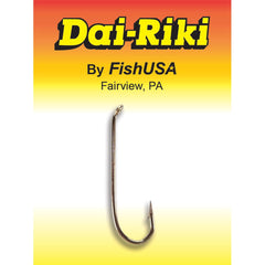 FishUSA Dai-Riki 710 streamer hook close-up shows the durable forged shank for big flies.