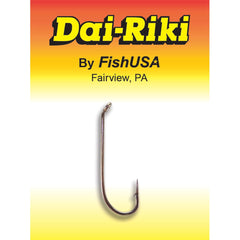 FishUSA Dai-Riki 730 Nymph Hook front view with down eye and straight shank.
