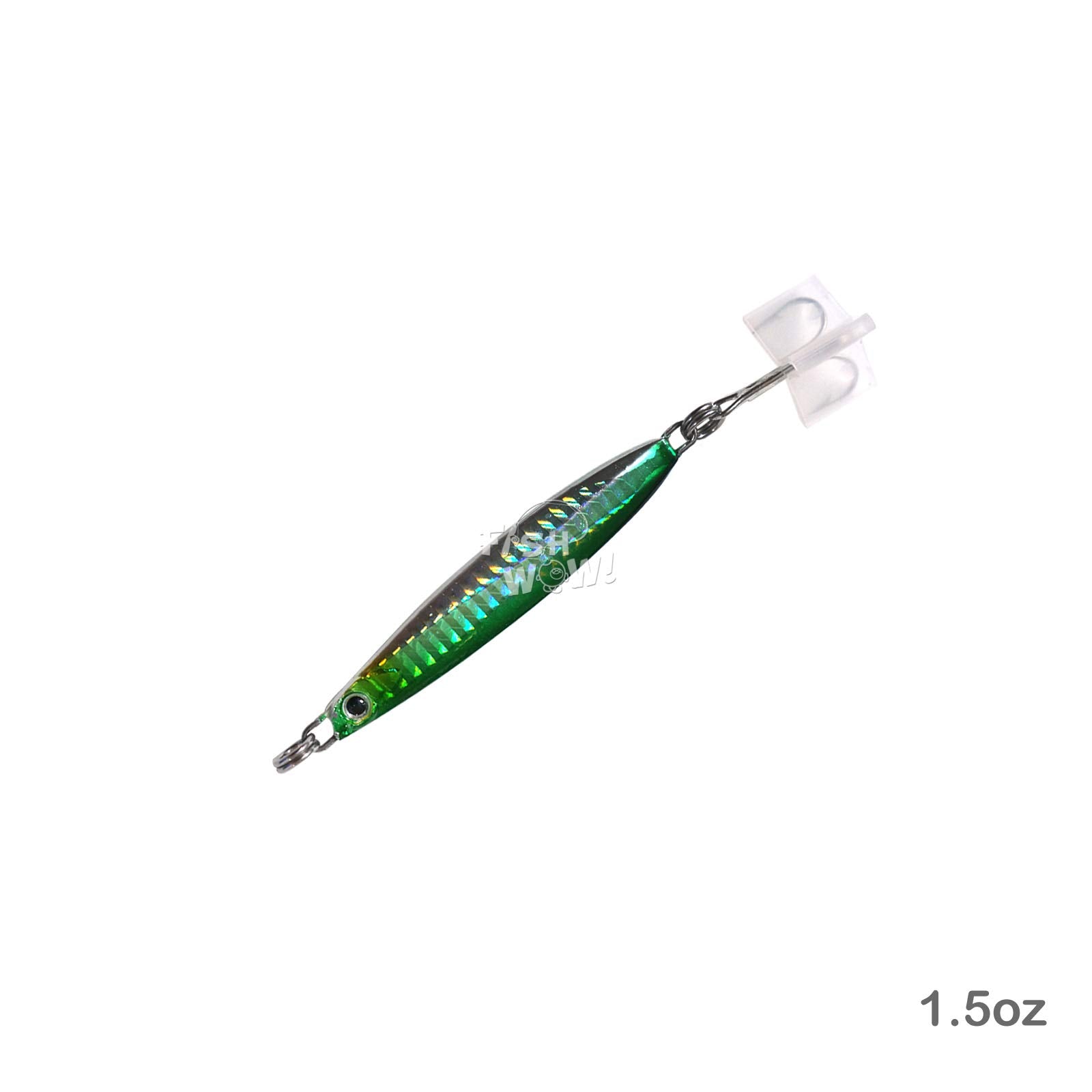 Fish WOW Colt Sniper Jig chrome-like shine enhances lure appeal