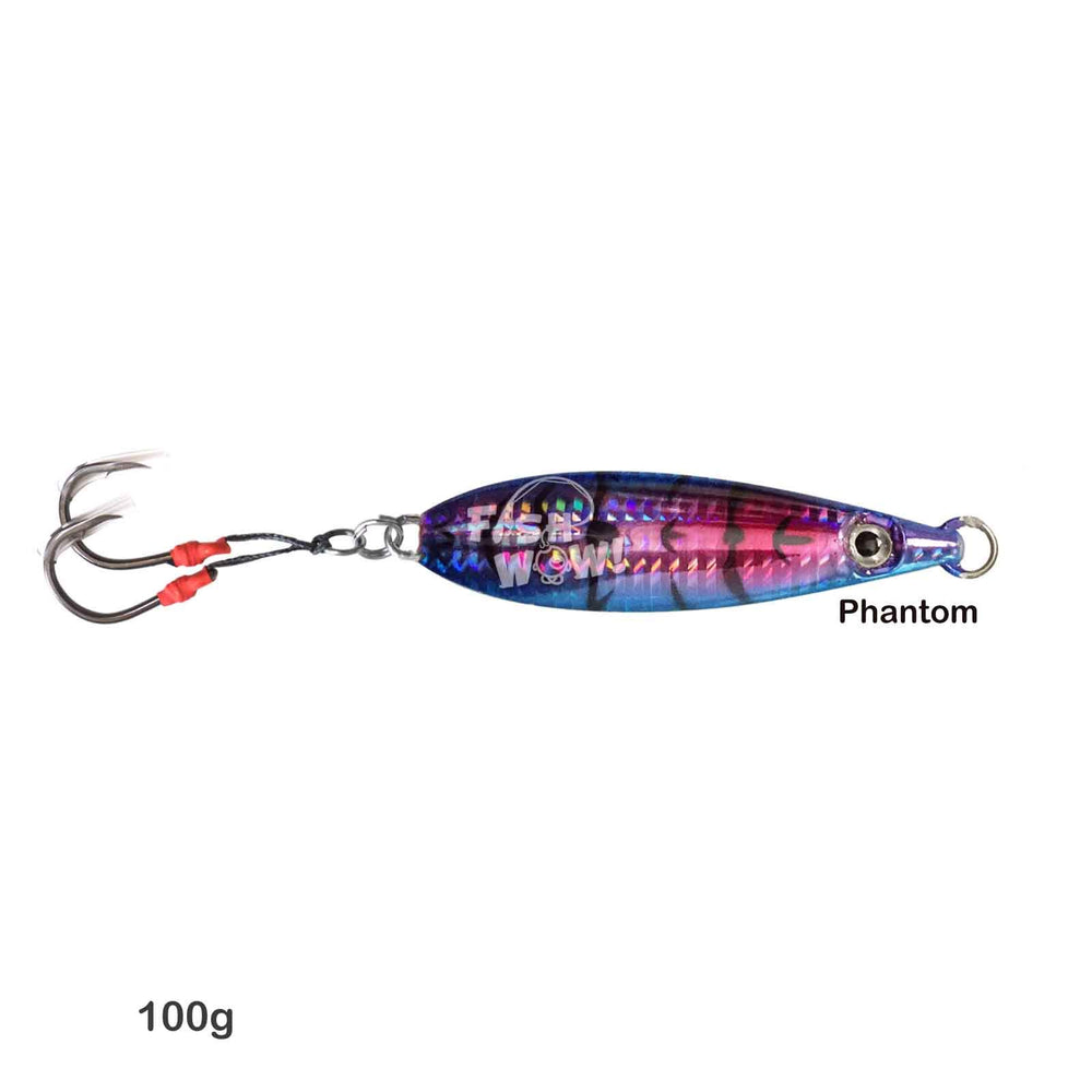 Fish WOW! Phantom Squid realistic 3D eyes and lifelike body detail on lure