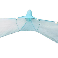 Front view of Fiskenet small mesh fishing net trap
