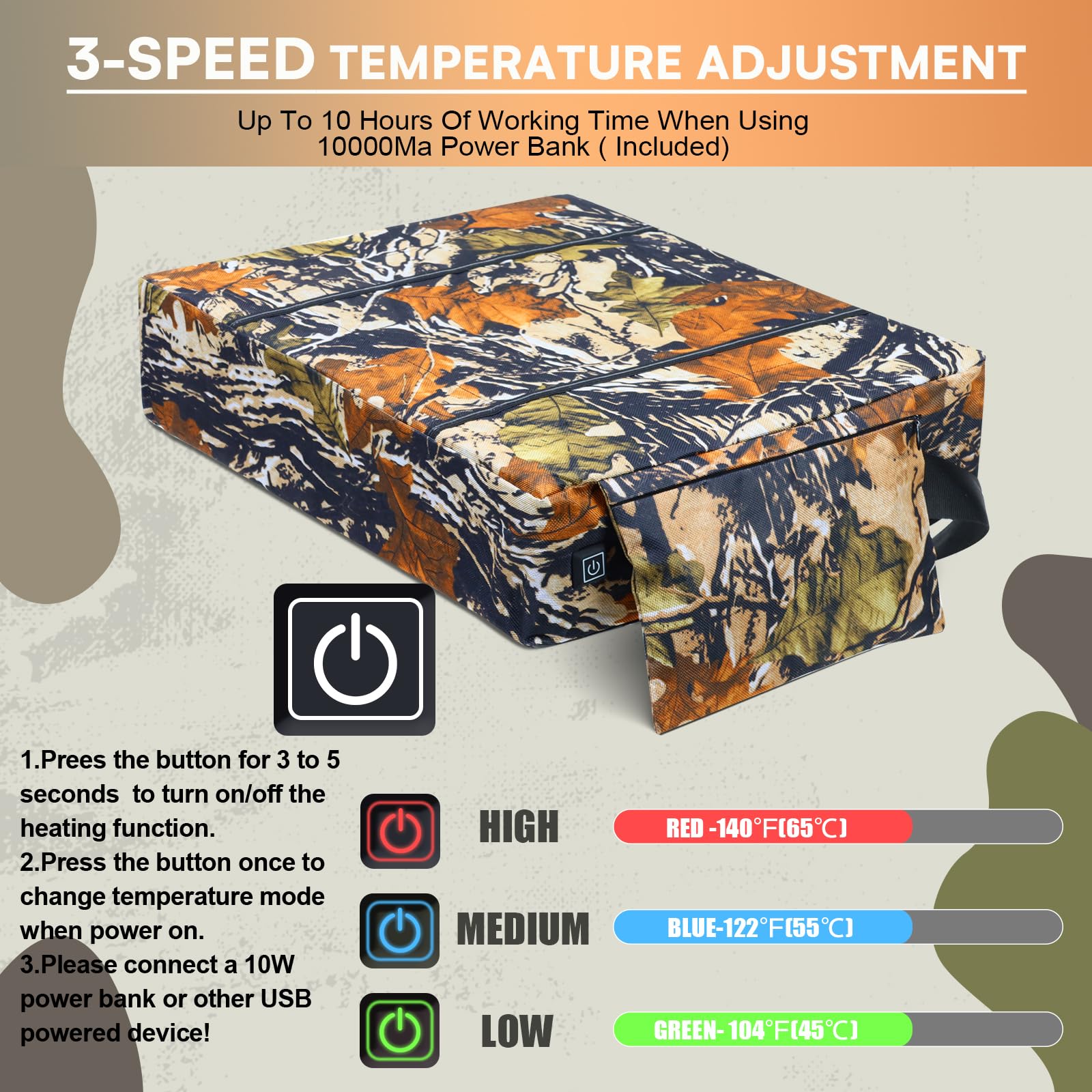 Fisoceny silicone-bottom grip prevents movement on wet or uneven ground