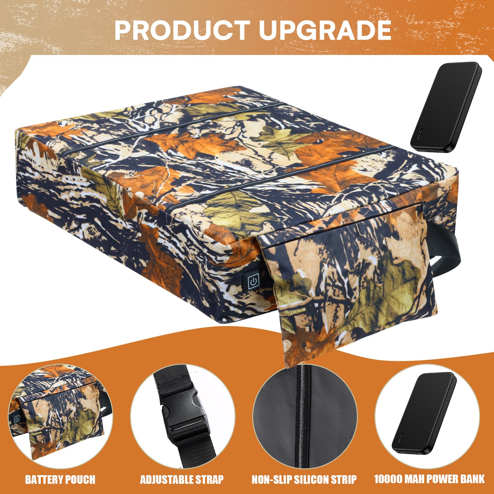 Fisoceny waterproof PVC seat with non-slip base keeps you dry and steady