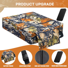 Fisoceny waterproof PVC seat with non-slip base keeps you dry and steady