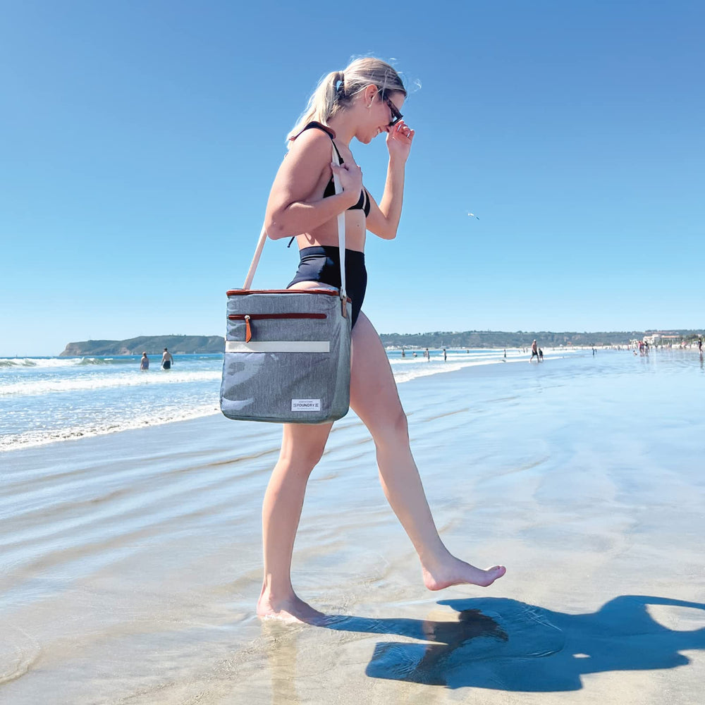 Foundry soft cooler ideal for beach picnics and on-the-go lunches