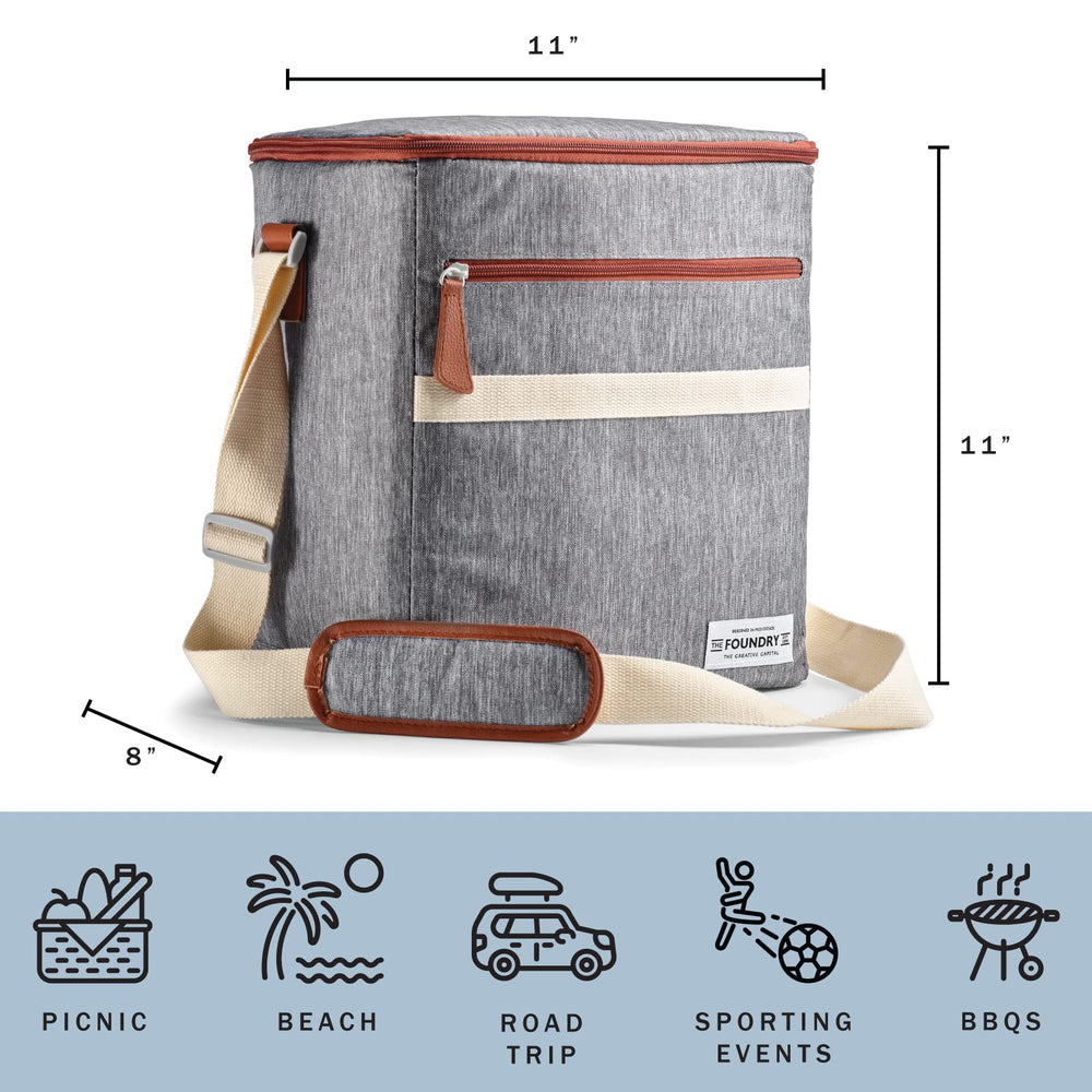 Foundry cooler with removable hard liner for easy cleaning
