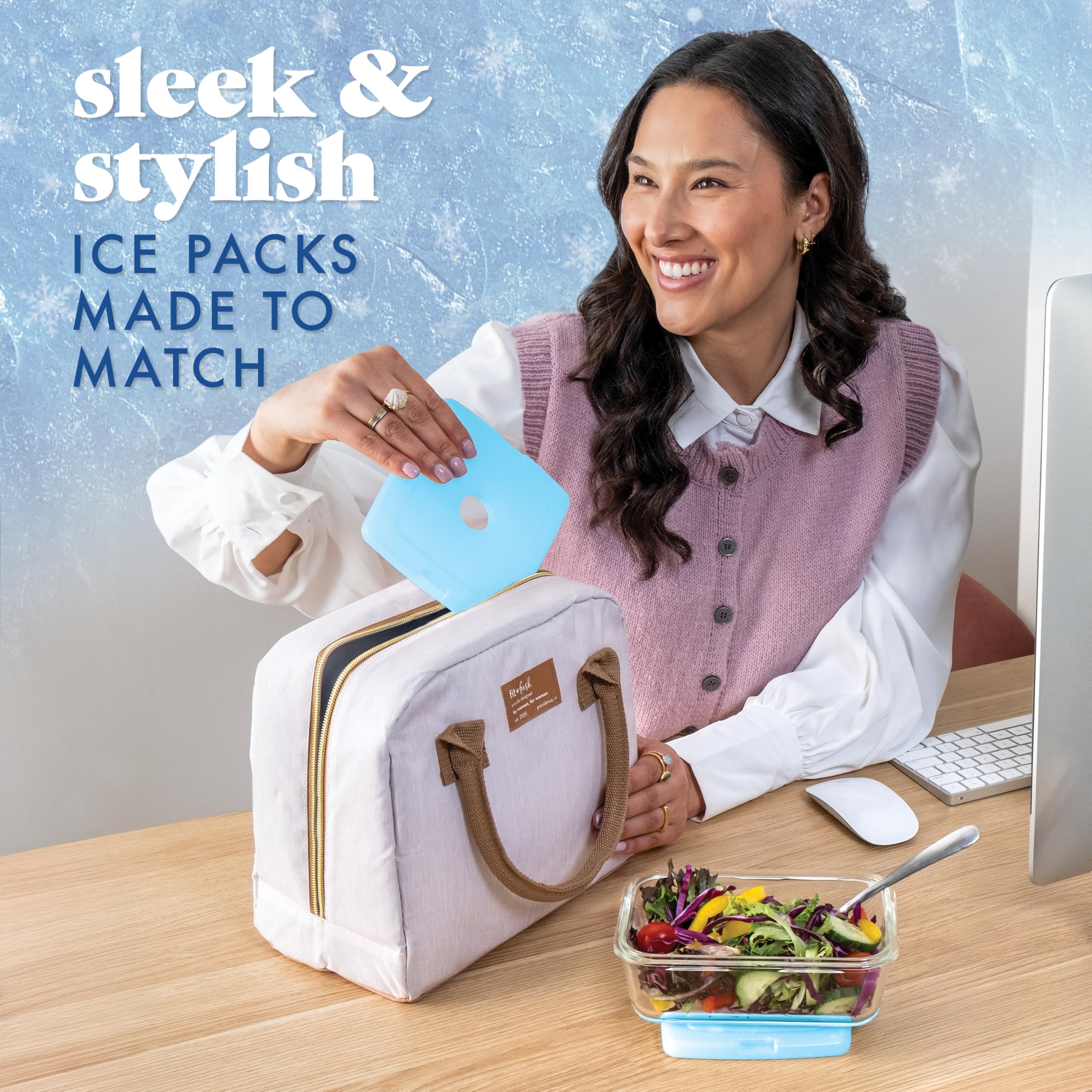 Fit & Fresh compact storage packs fit easily in small totes.