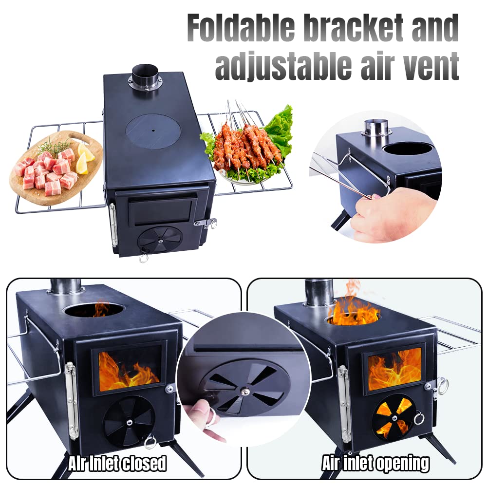 Fitinhot Camp Wood Stove gloves-handling aid promotes safe hot-surface use