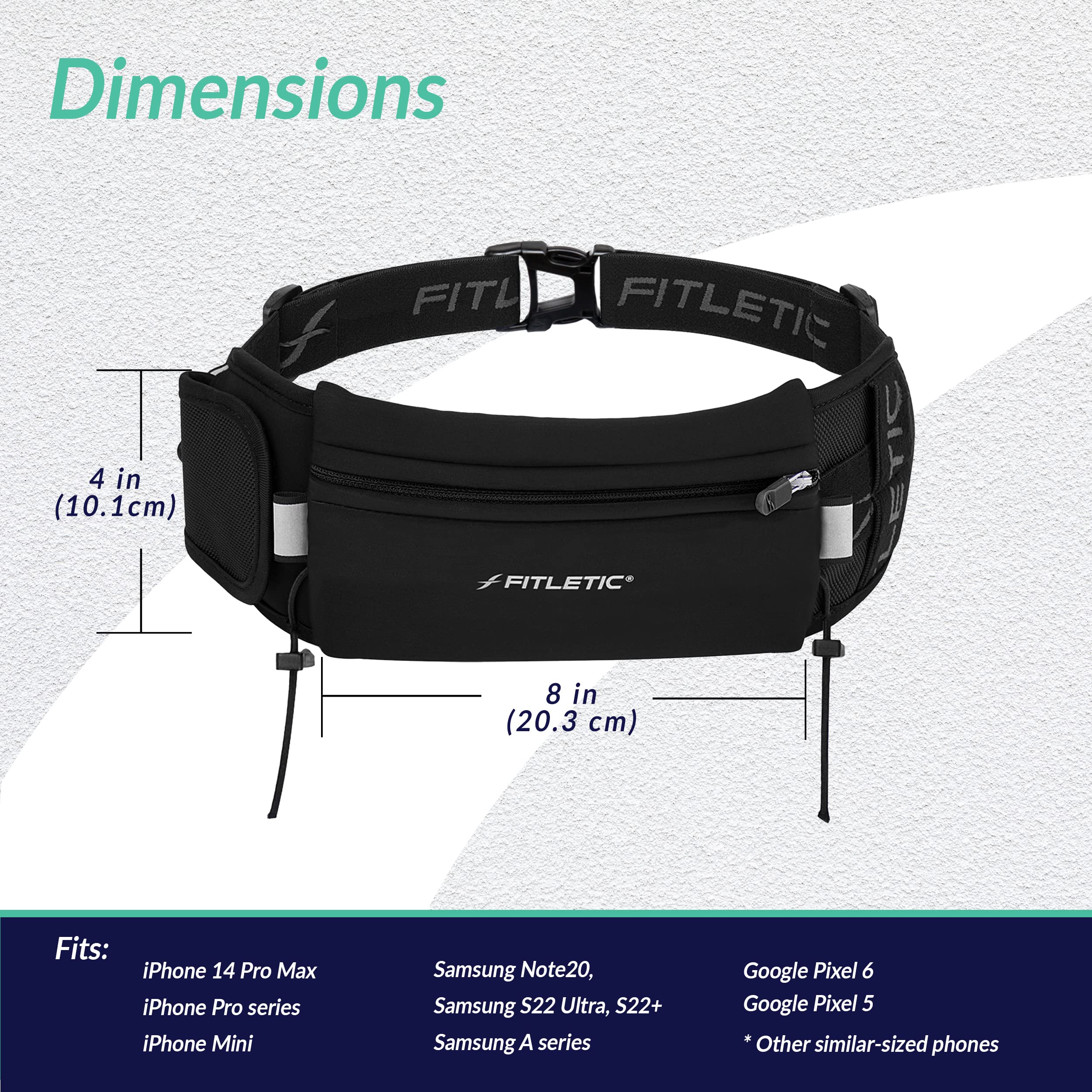 Fitletic Ultimate II gel loops securely hold energy gels for long training sessions.