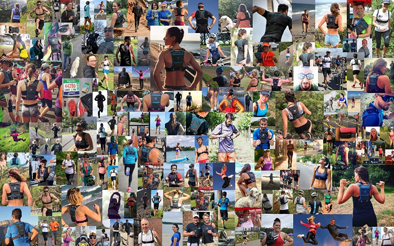 FITLY Minimalist Running Vest size guide helps choose XS–XL fit
