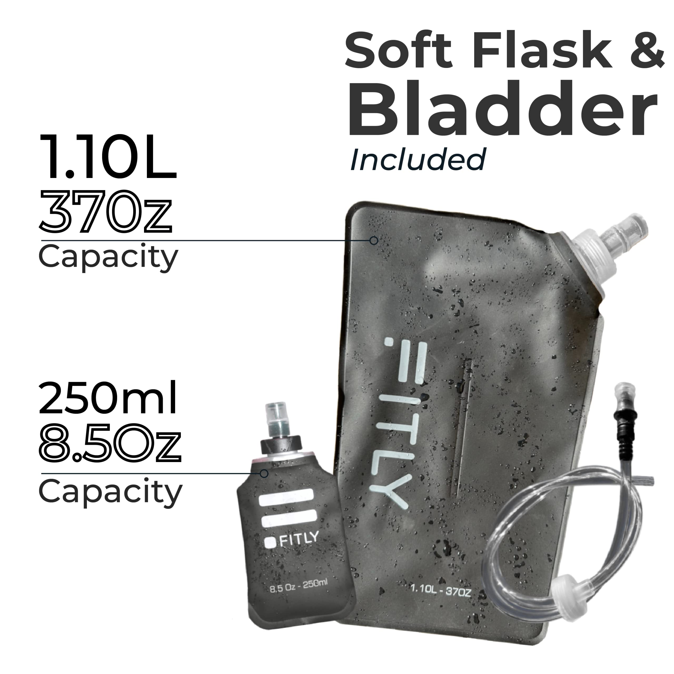FITLY Sub180 anti-sway straps reduce movement for steadier running.