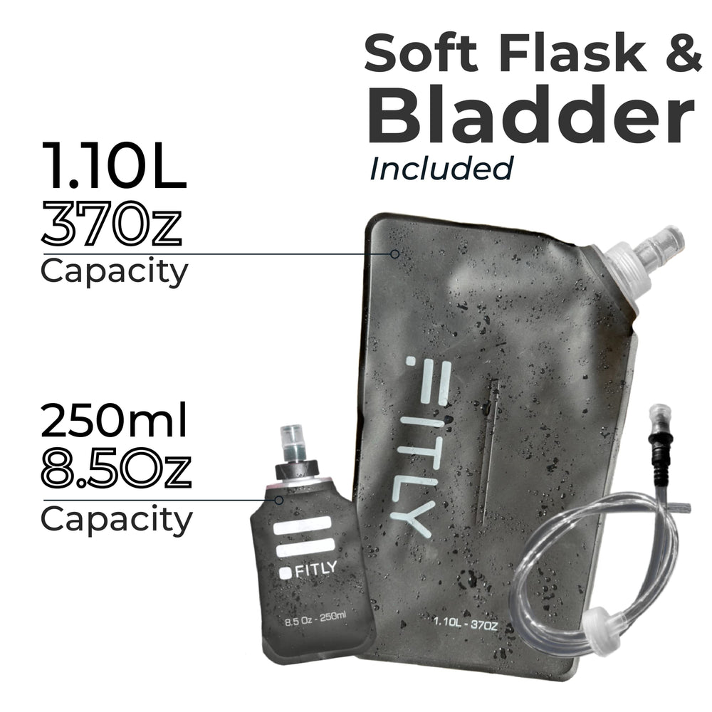FITLY Sub180 anti-sway straps reduce movement for steadier running.