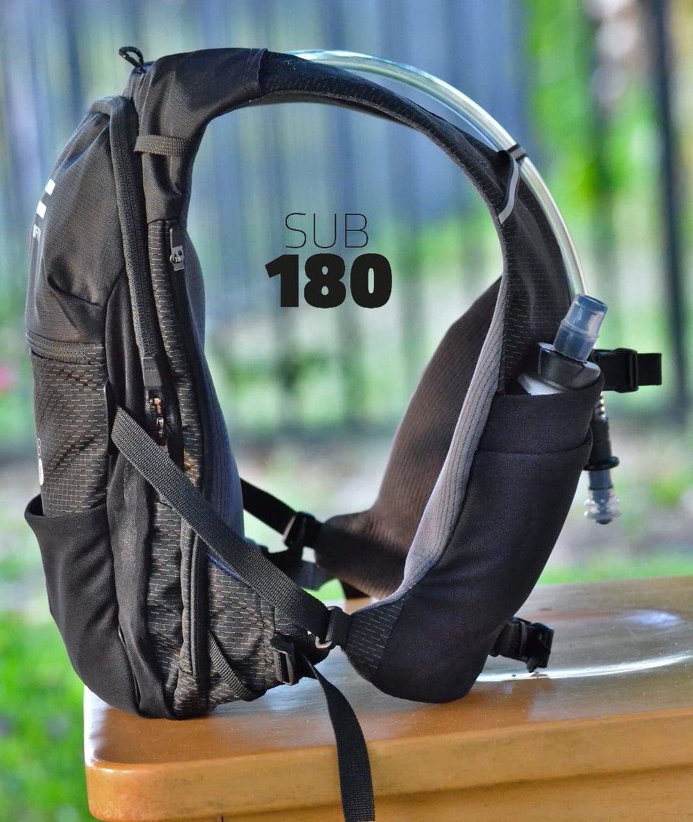 FITLY Sub180 250ml soft flask ready for quick sipping on the trail