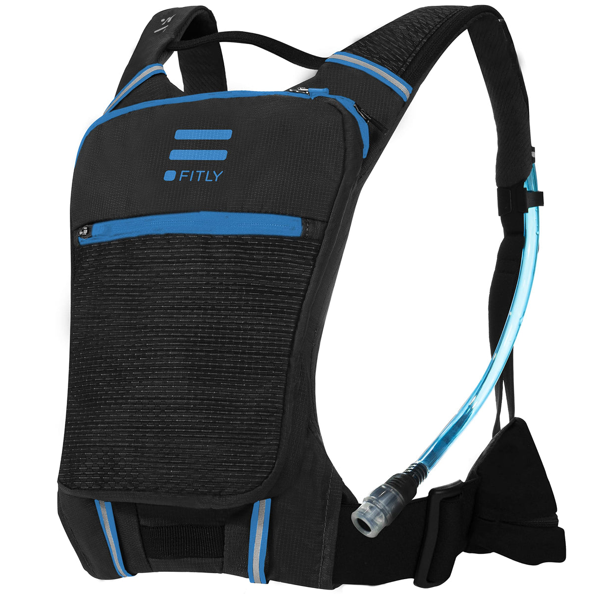 Fitly Sub90 running vest front view showing lightweight, balanced design.