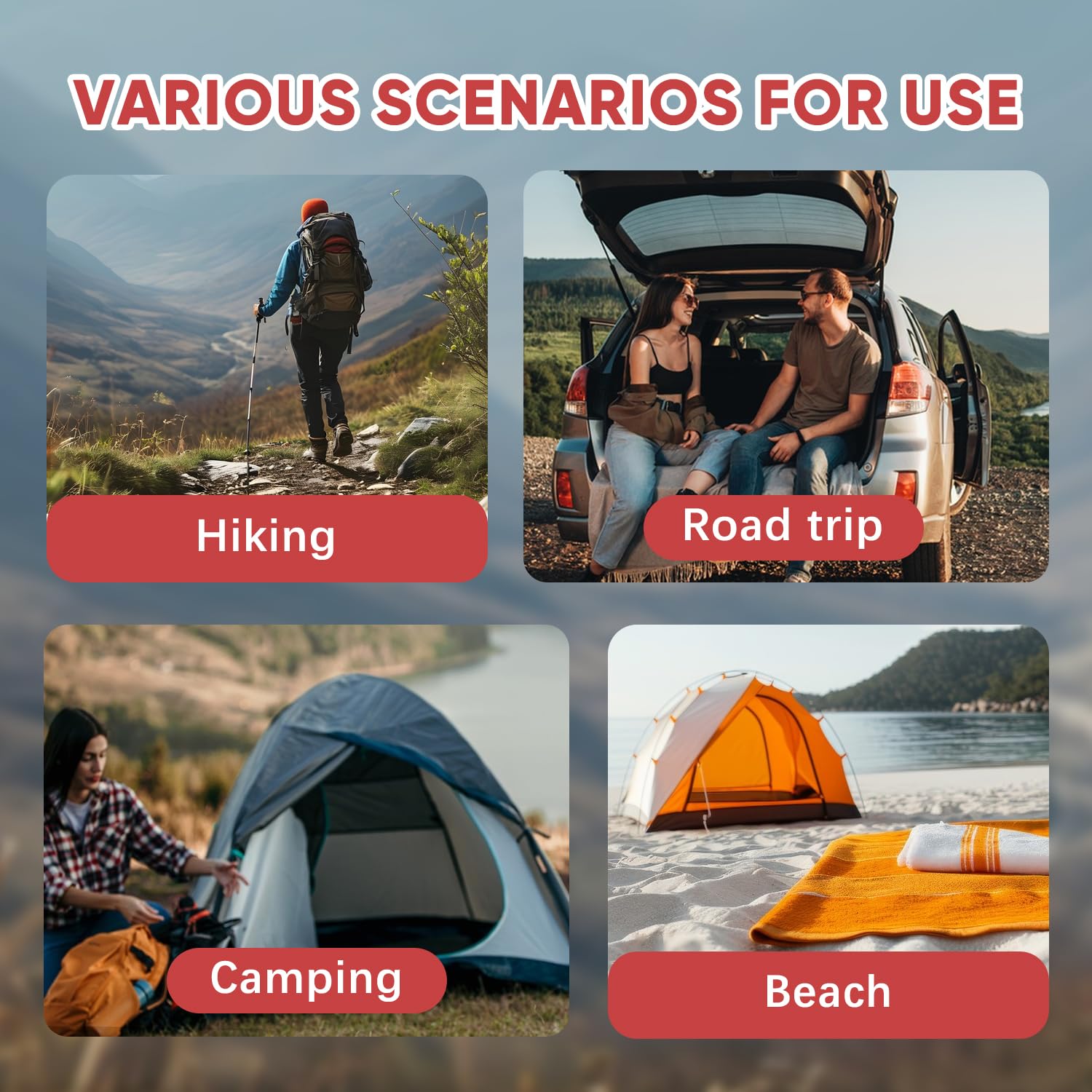 Fitply ultralight foam pad suits camping and outdoor adventures anywhere.