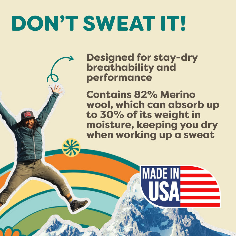 FITS Heavy Expedition boot sock breathable merino-wool knit supports warmth and airflow on cold hikes