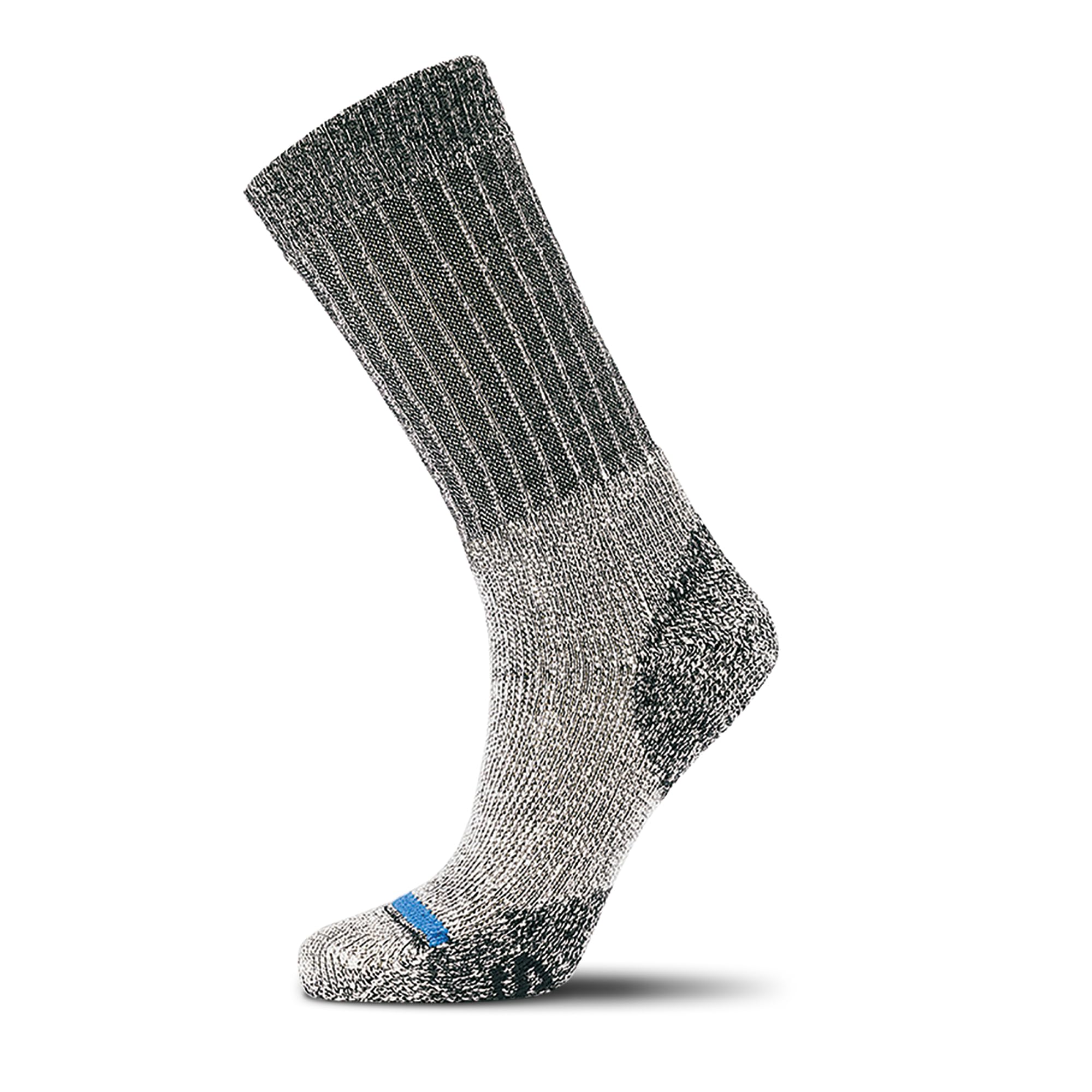 FITS Heavy Expedition boot sock close-up shows merino-wool warmth and moisture management