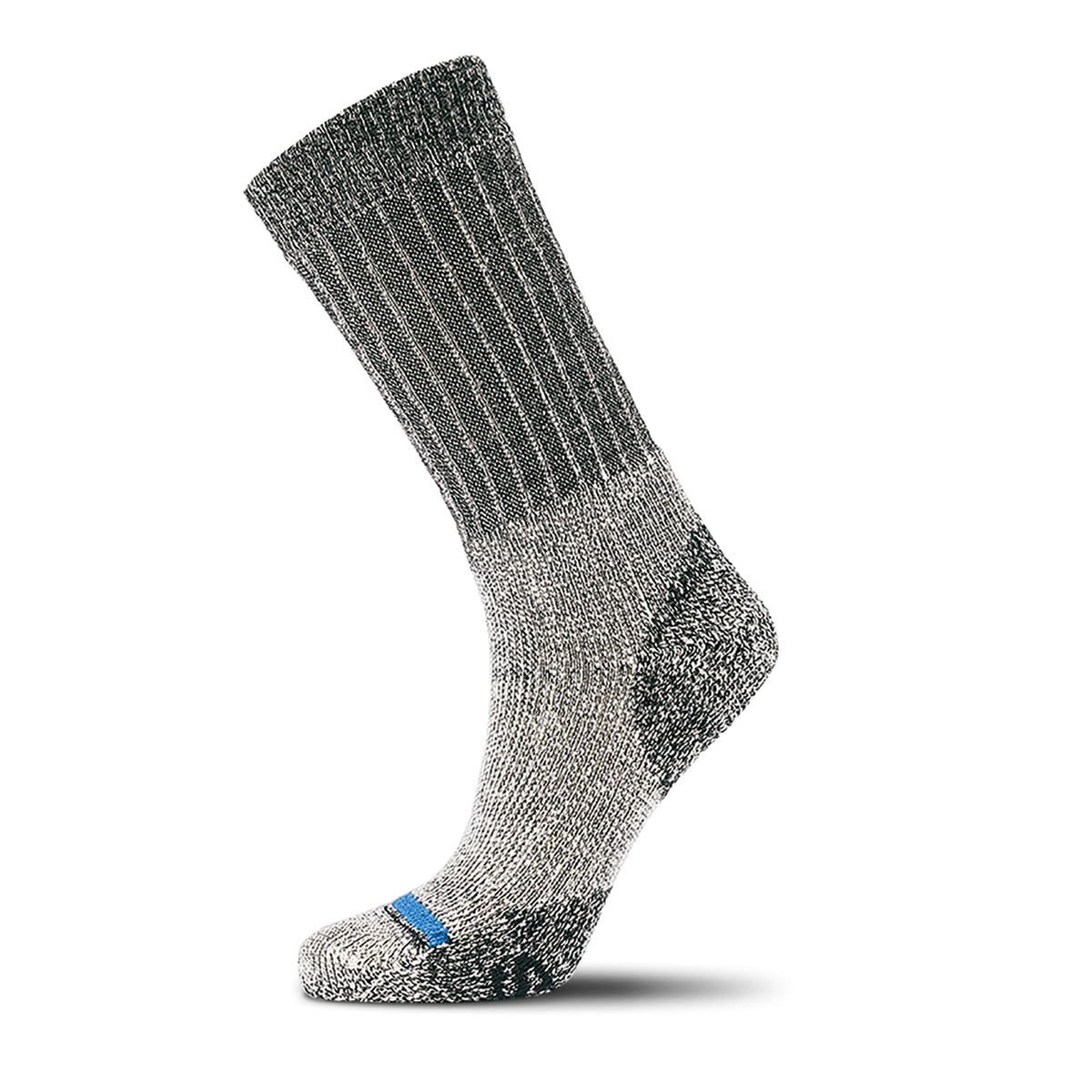 FITS Heavy Expedition boot sock close-up shows merino-wool warmth and moisture management