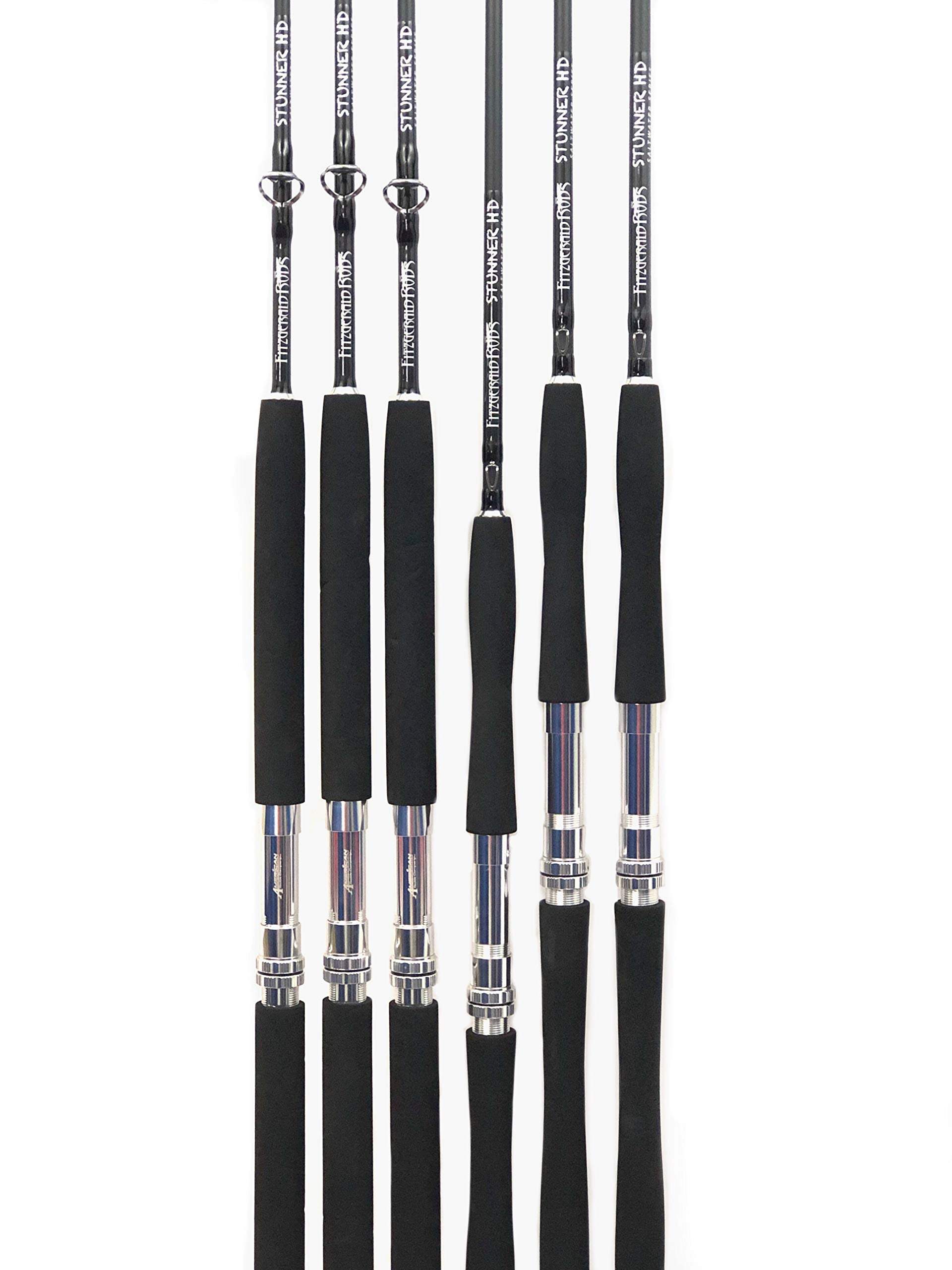 Stunner HD rod handle grip for comfortable control during long battles.