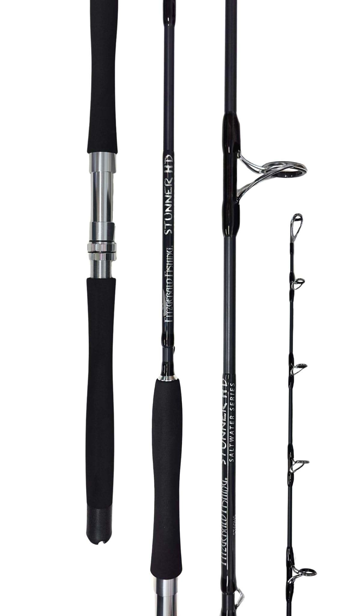 Fitzgerald Fishing Stunner HD full view of offshore rod in action