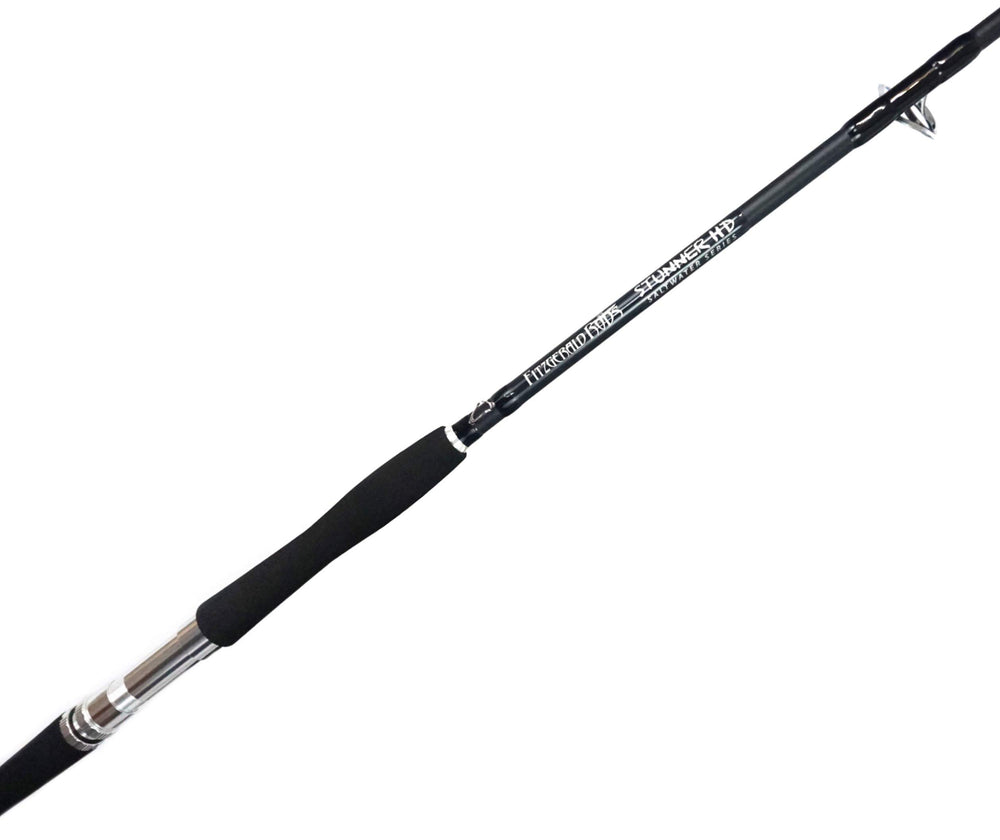Fitzgerald Fishing Stunner HD guides close-up showing precision stainless guides