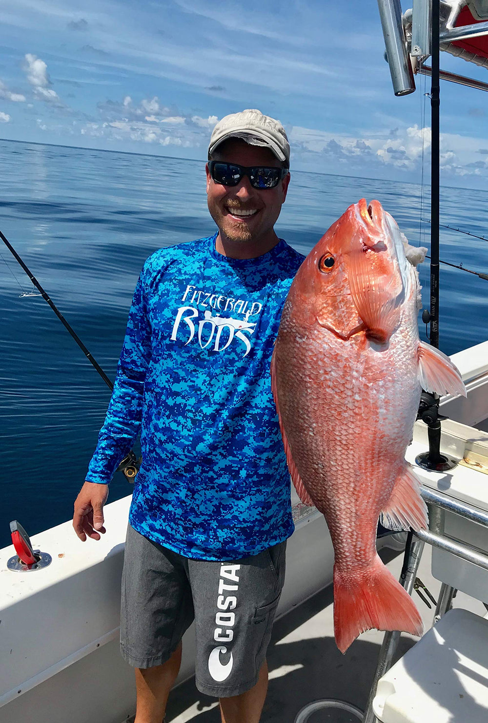Fitzgerald Fishing Stunner HD offshore action during casting