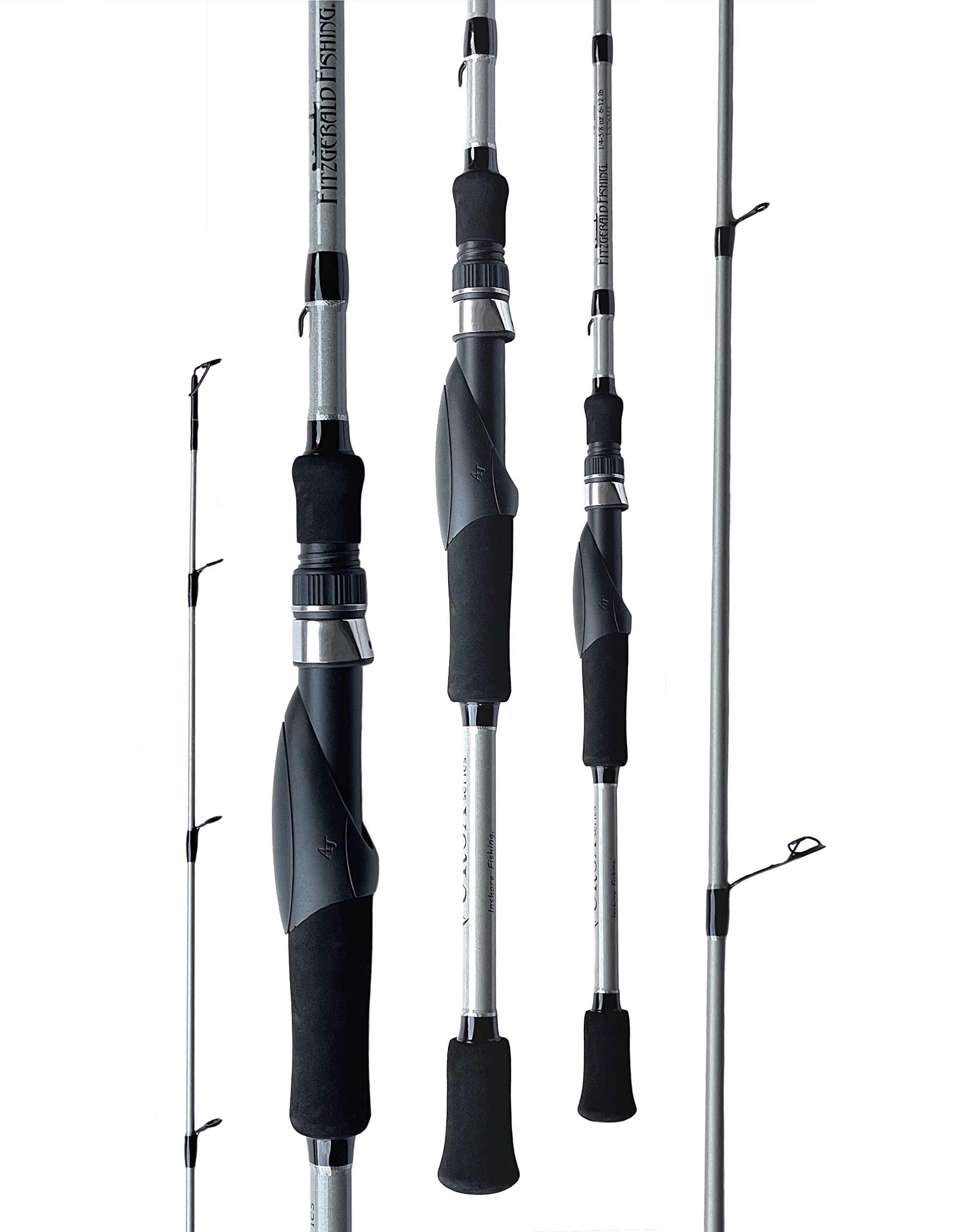 Fitzgerald Vursa 7ft 6in spinning rod closeup highlights ultra-sensitivity for precise casts.