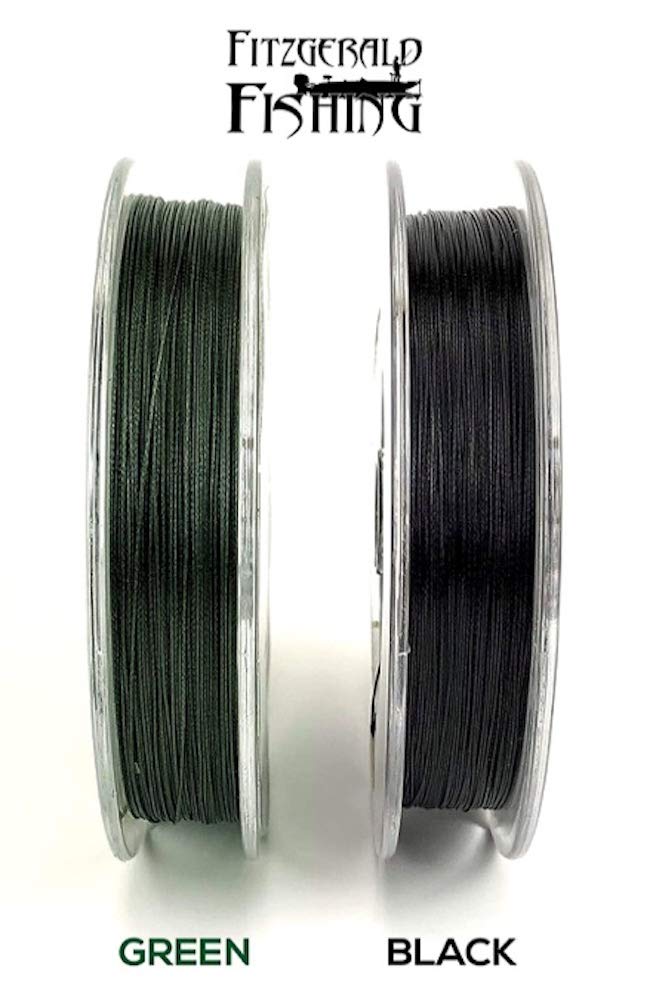 Fitzgerald Vursa black fishing line section ready for rigging.