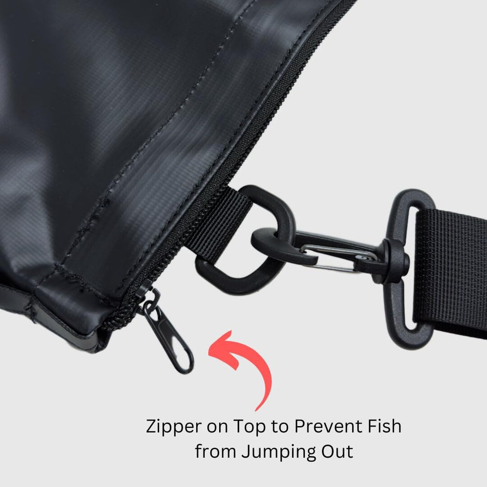 Rugged, heavy-duty materials used in Fitzgerald weigh-in bag