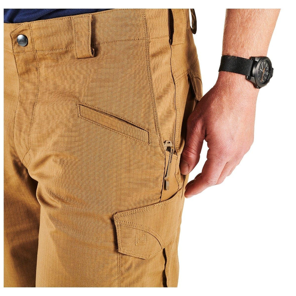 Five.11 cargo pocket closeup illustrating easy-access storage on the go.