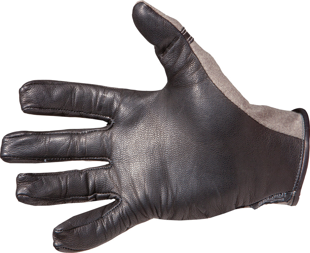 Close-up of Mil-Spec Defender M fabric on 5.11 gloves in Pine for durability